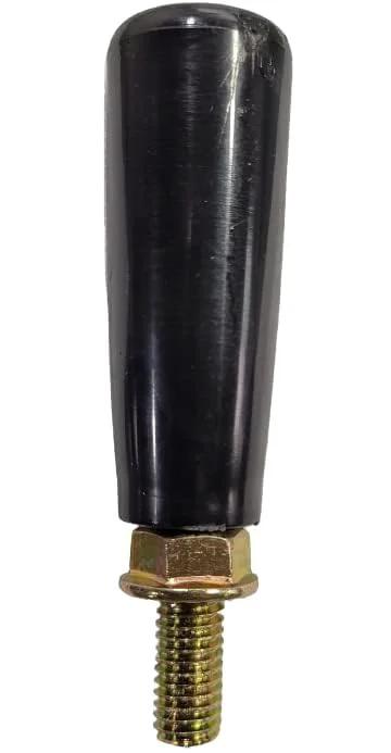 Revolving Handwheel With M8 Thread P1.25 Black Plastic Rotating Swivel Handwheel 3.15 Inch Length Includes Anti Loosening Nut