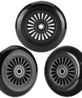 Set of 3 Black Easy Roller Replacement Wheels w/Bearings ABEC-9 for Ez Rollers Classic Drifter Junior New Twist On A Classic Scooters