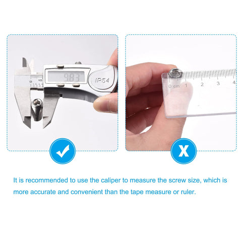 Measuring M5 X 12mm Ball Point Set Screw With Ball Plunger In 304 Stainless Steel using caliper and ruler for precision alignment
