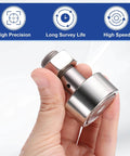 Hand holding ✝️ 3Pcs Cam Follower Track Runner Bearings CF16/KRV35 X Needle Roller Stud, showing M16 stud type and hexagon socket.