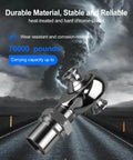 1.25 inch Heim Joint Rod End Kit chromoly rod end, left hand thread, heat treated and chrome plated, with stormy background