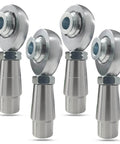 1/2 inch Heim Joint Rod End Kit, chromoly panhard rod ends with right and left hand thread, includes spacers, jam nuts and tube adapters