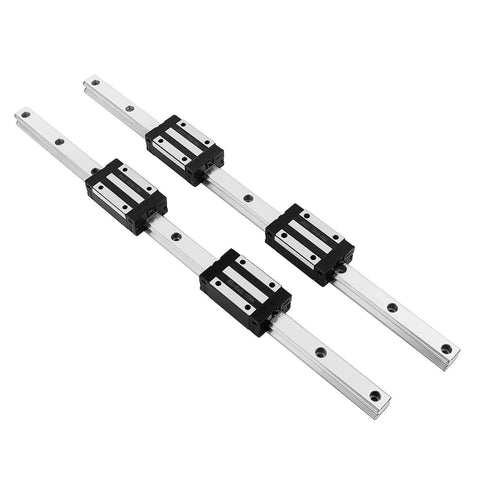 3 Pack CNC Linear Motion Kit with 2pcs HGR20 500mm Linear Guide Rails and 4 HGH20CA Blocks for DIY CNC Machines