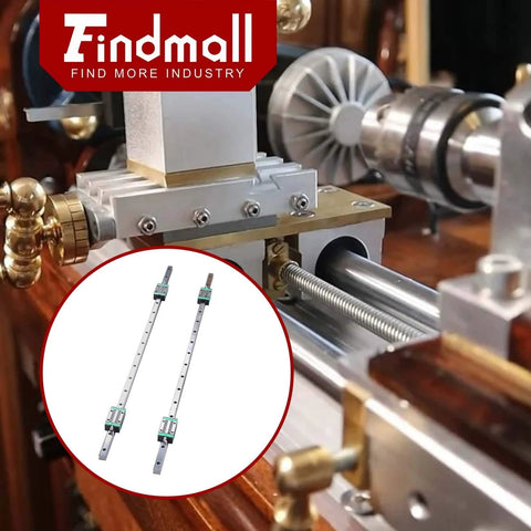 Close-up of CNC machine equipped with HGR20 Linear Motion Kit with 2pcs 1000mm Rails and SFU1605 1000mm Ball Screw, BK12 BF12 End Supports.