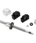 RM1605 500mm Ball Screw Set with BK BF12 End Supports and Coupler, part of 3 Pack CNC Linear Motion Kit with 2pcs HGR20 500mm Linear Guide Rails.