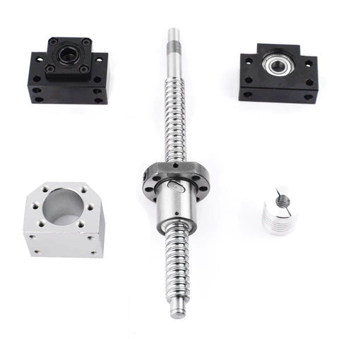 3 Pack CNC Linear Motion Kit with 2pcs HGR20 600mm Linear Guide Rails and 4 HGH20CA Blocks plus RM1605 600mm Ball Screw Set