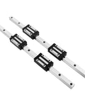3 Pack CNC Linear Motion Kit with 2pcs HGR20 600mm Linear Guide Rails and 4 HGH20CA Blocks