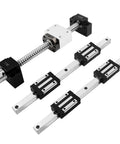 3 Pack CNC Linear Motion Kit with 2pcs HGR20 600mm Linear Guide Rails and 4 HGH20CA Blocks plus RM1605 600mm Ball Screw Set image