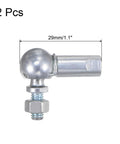 2pcs CS8 M5 Angle Ball Joint with M5x0.8 Right Hand Thread, A3 Steel Self Lubricating Ball Socket Rod End for machinery.