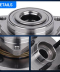 Close-up of 515072 Front Wheel Hub and Bearing Assembly for Dodge Ram 1500 2002 to 2008, non ABS 5 Lug OE replacement with precision design.