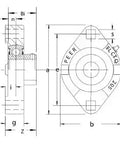 FHSFLCTQ204-12 Bearing Flange Ductile Flush 2 Bolt 3/4 - Buy Bearings online - Fast US Shipping