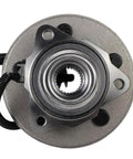 Top view of 515050 Front Wheel Hub and Bearing Assembly for Ford Explorer Mercury Mountaineer and Lincoln Aviator, 5 Lug with ABS