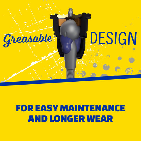 Cross-section of Front Lower Rear Outer Suspension Ball Joint Replacement For Mercedes-Benz E350 showing greaseable design