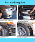 Installation guide for quick release latch license plate lock clip kit on car bumper