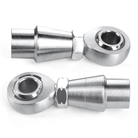 1/2 Heim Joint Rod End Kit with Right and Left Hand Threads, .5 Chromoly Panhard Rod Ends with Tube Adapters, top view