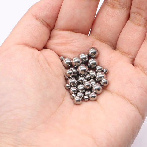 Premium 430 Piece Stainless Steel Ball Assortment Kit With Six Precision Sizes for Bearings and Bicycle and Auto Parts