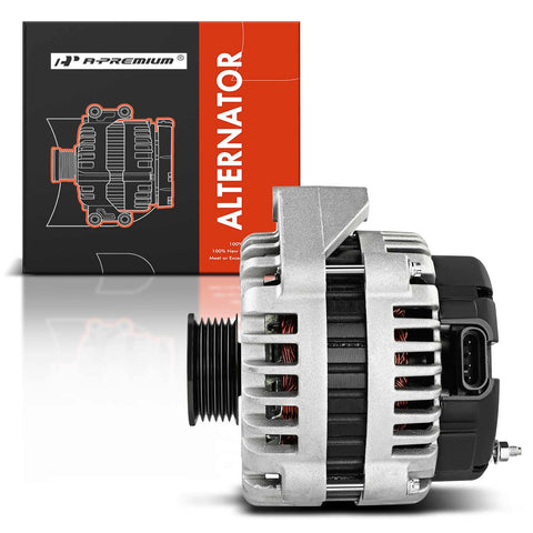 Durable 12V 160A CW 6 Groove Heavy Duty Alternator For Dodge Ram 1500 2009 2010 2500 2010 1500 2011 2012 2500 3500 2011 2018 V8 5.7L Replaces 56028697AL 56028697AM