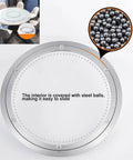 18 Inch Heavy Duty Aluminum Lazy Susan Bearing, Metal Rotating Turntable Swivel Plate with Smooth Polished Balls and Non Slip Feet