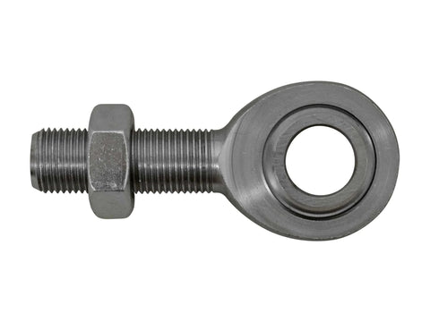 Heavy duty 5/8 inch Heim joint rod end for UTV and ATV use, right hand 5/8-18 thread, carbon steel body with jam nut.