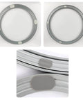 20 Inch Heavy Duty Steel Lazy Susan Turntable Bearing with double sided non slip rubber mat for smooth rotation on tables.