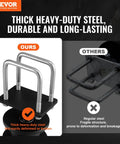 Sliding Gate Kit Rolling Gate Hardware with H Shaped Wheel Groove showing durable heavy-duty steel bracket comparison