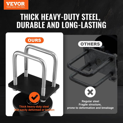 Sliding Gate Kit Rolling Gate Hardware with H Shaped Wheel Groove showing durable heavy-duty steel bracket comparison