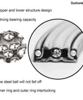 Close-up of 20 Inch Heavy Duty Steel Lazy Susan Turntable Bearing with strong load capacity and interlocking rings.