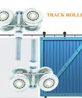 2pcs Track Roller Wheels Heavy Duty Trolley Assembly used for barn sliding door with galvanized appearance and G3 strut channel compatibility