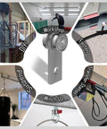 2 Wheel Heavy Duty Trolley Assembly for 1-5/8 Inch Strut Channel Steel Bearing Rollers with usage examples