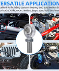 5/8 Heim Joint Rod End Bearing with Jam Nut in off-road vehicle suspension setups
