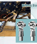 3/4 Heim Joint Rod End Kit with Right and Left Hand Threads, 750 Bore Chromoly, used on motorcycle steering and suspension