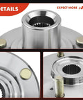 Close-up of 2 Pack Front Wheel Bearing and Hub Kit for Honda Accord Civic Element and Acura ILX TL TSX, Non ABS OE Replacement