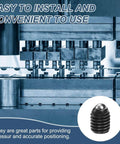 10pcs M8 x 10mm Screw Thread Ball Plunger Set for Pneumatic Tools in factory setting