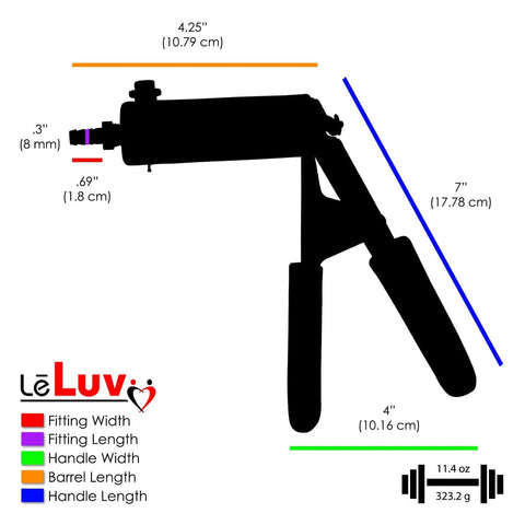 Ultima Red Manual Vacuum Pump With Aluminum Alloy Body side view with dimensions and weight highlighted