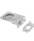 Spryflower stainless steel ring-handle flush hatch locker pull with mounting plate