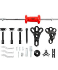 Master Slide Hammer Puller Set – 10-Way Slide Hammer Puller Set Includes 3-Piece Rear Axle Bearing Puller Kit