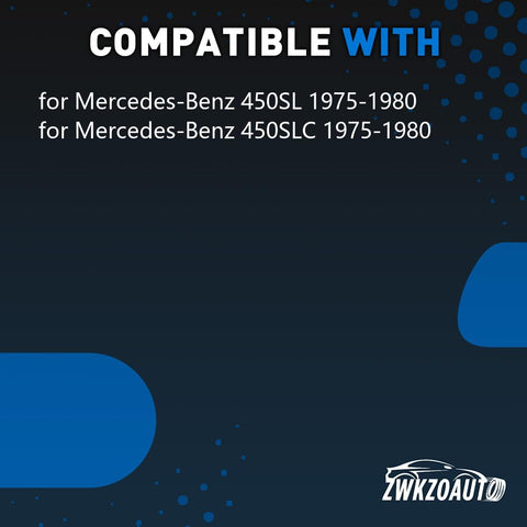 Image showing compatibility for Mercedes-Benz 450SL 1975-1980 and 450SLC 1975-1980 models.