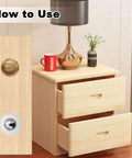 Mini ball transfer bearings shown on wooden drawer for furniture enhancement, with 20 Pcs 1/3 Inch Nylon Cup and Stainless Steel Ball.