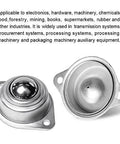 10 Pcs 1/3 Inch Mini Nylon Ball Transfer Bearings White Roller Ball Units for Tables Conveyors Furniture and Wheelchairs
