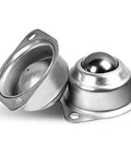 10 Pcs 1/3 Inch Mini Nylon Ball Transfer Bearings White Roller Ball Units for Tables Conveyors Furniture and Wheelchairs