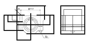 Technical diagram of SMJ16GUU NB 16mm Adjustable Block Unit Motion Linear Bearing design.
