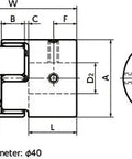NBK Japan MJC-55CS-WH 15/16"inch to 15/16"inch Jaw-type Flexible Coupling - Buy Bearings online - Fast US Shipping