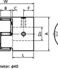 NBK Japan MJC-80CS-RD 3/4"inch to 3/4"inch Jaw-type Flexible Coupling - Buy Bearings online - Fast US Shipping