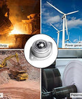 10 Pcs 1/3 Inch Mini Nylon Ball Transfer Bearings White Roller Ball Units used in metallurgy, power generation, mining, and papermaking.