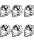6 pieces of 10 Pcs 1/3 Inch Mini Nylon Ball Transfer Bearings White Roller Ball Units for tables and conveyors