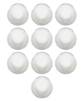 10 Pcs Nylon Ball Transfer Units Roller Ball Bearings with Smooth 360 Degree Rotation, suitable for conveyors and furniture.