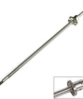 HGR20 Linear Rail & Ball Screw Kit with RM1605 650mm Ballscrew shown with close-up of nut housing for CNC routers and mills.