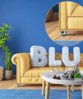 Yellow sofa on casters with 20 Pack 1 Inch Roller Ball Transfer Bearings Carbon Steel Swivel Casters Two Hole Screw Mounted Units details.
