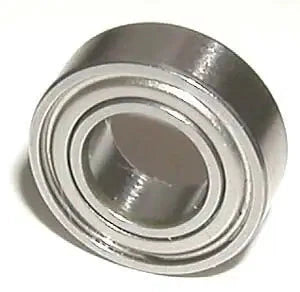 S6200ZZ ABEC-5 Si3N4 Ceramic Bearing 10mm x 30mm x 9mm stainless steel shielded angled view