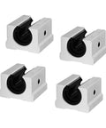 Set of 4pcs SBR20UU square blocks for SBR20 Linear Rail Kit with 2pcs 2000mm Rails & 4pcs SBR20UU Square Blocks, 20mm Supported Linear Guide System